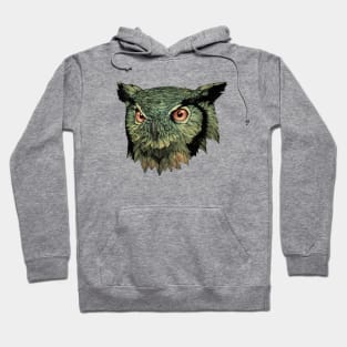 Owl  - Red Eyes Hoodie